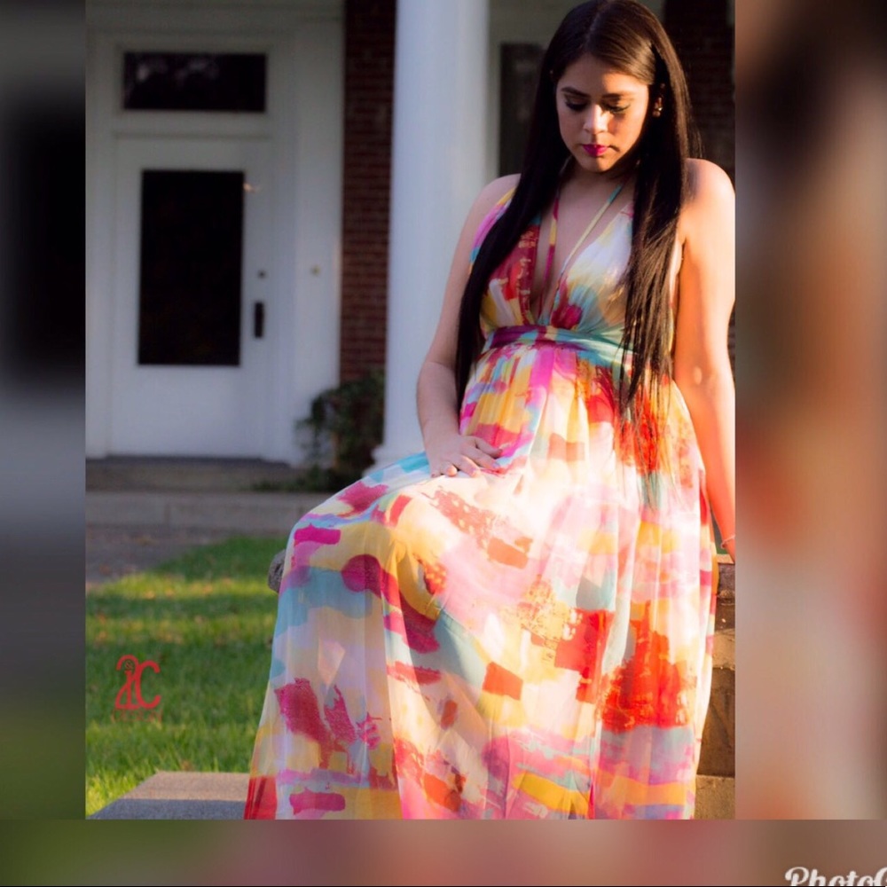 Colorful Maxi Dress